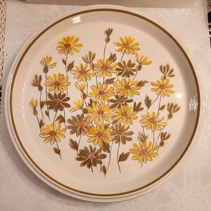 New Mikasa Light 'n Lovely "Posy Paradise" #5454 12" Platter Made in Japan